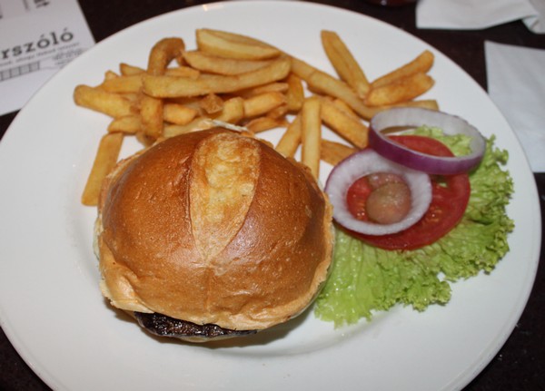 Hamburger in Hard Rock